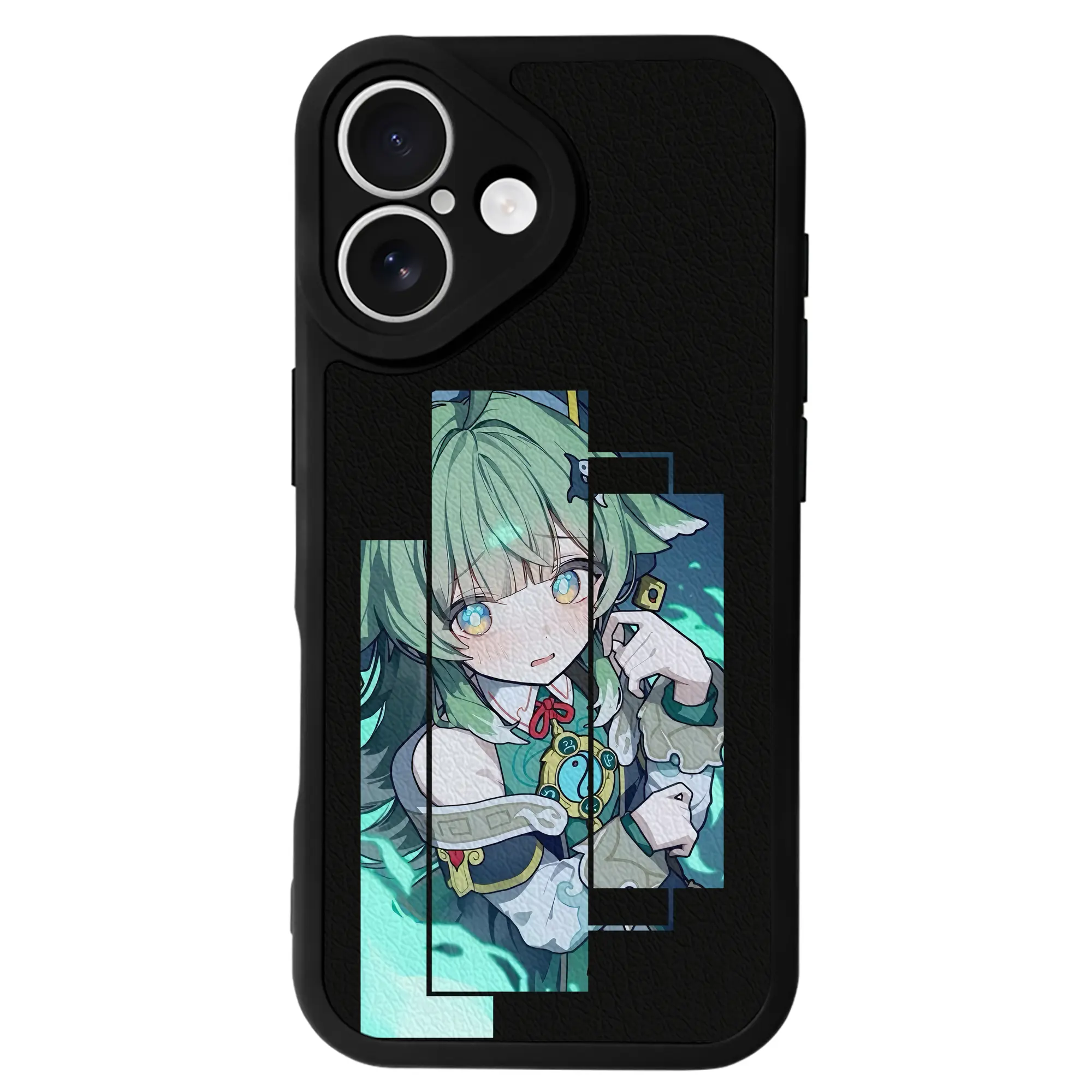 崩壊：スターレイル グッズ フォフォ - IPhone 16シリーズ対応 ・ シリコンスマホケース ・ レザー調 ・ 高精度フィット ・ 耐衝撃 ・ ワイヤレス充電対応 ・ 精密カット